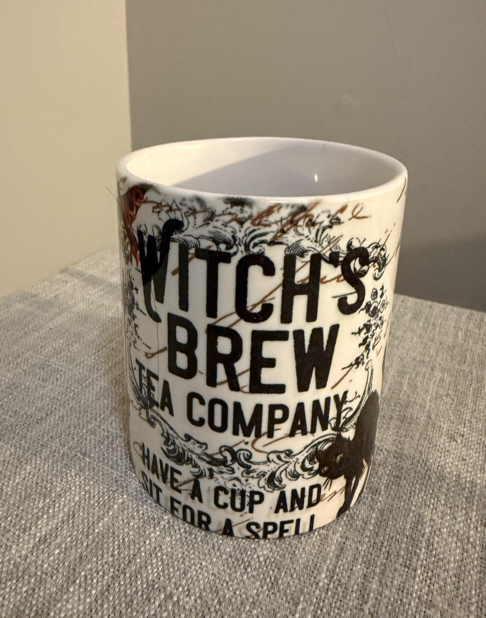 ☕ Witch’s Brew Tea Company Mug – Halloween Witch Coffee Cup